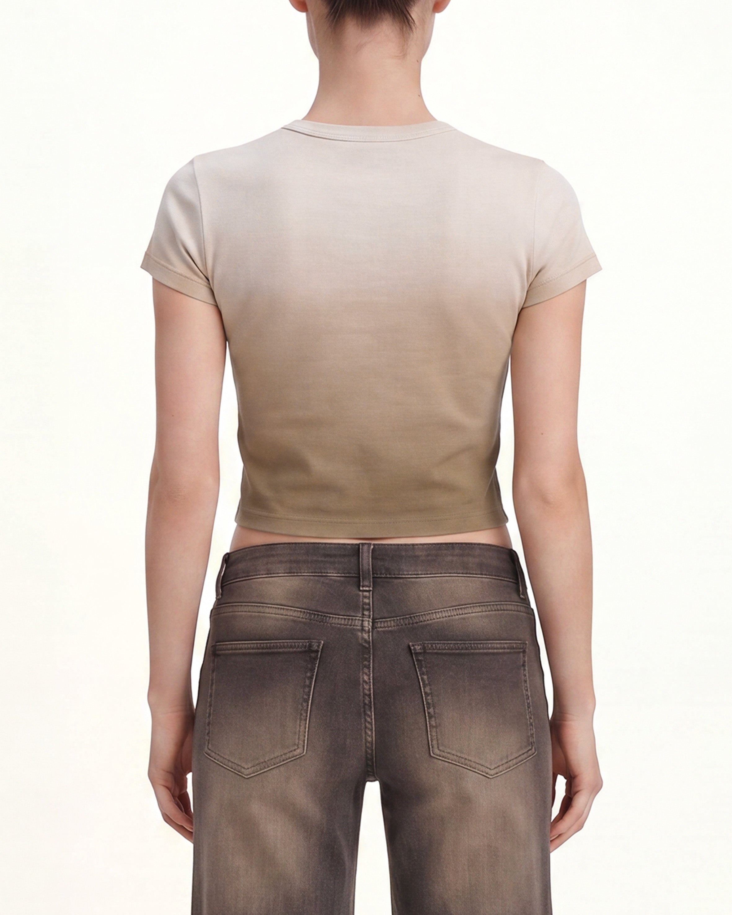 The Glitz Rhinestone Logo Tee - Desert Dusk