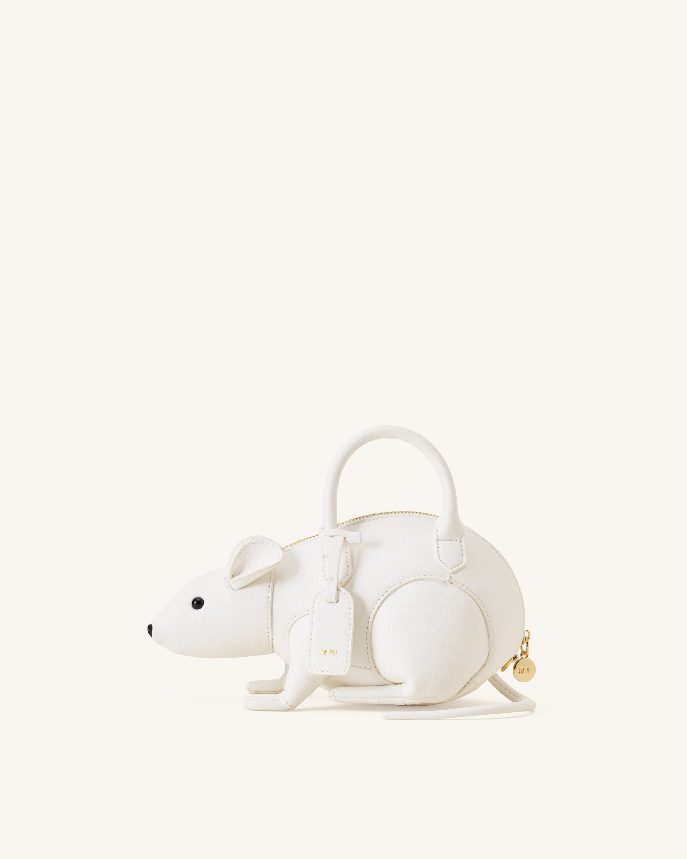 Mia Mouse Top Handle Bag - White