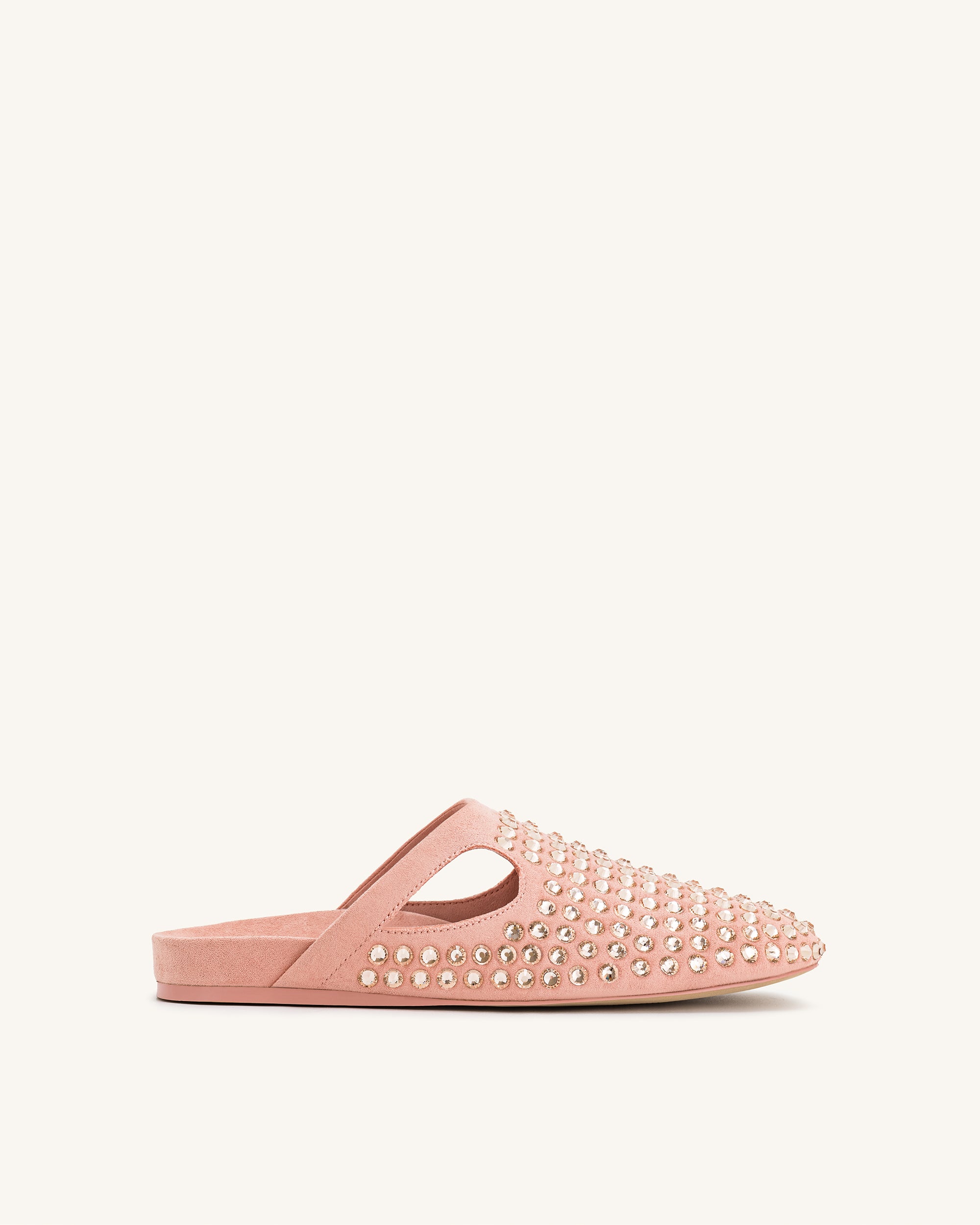 Athena Artificial Crystal Flat Mules main image 0