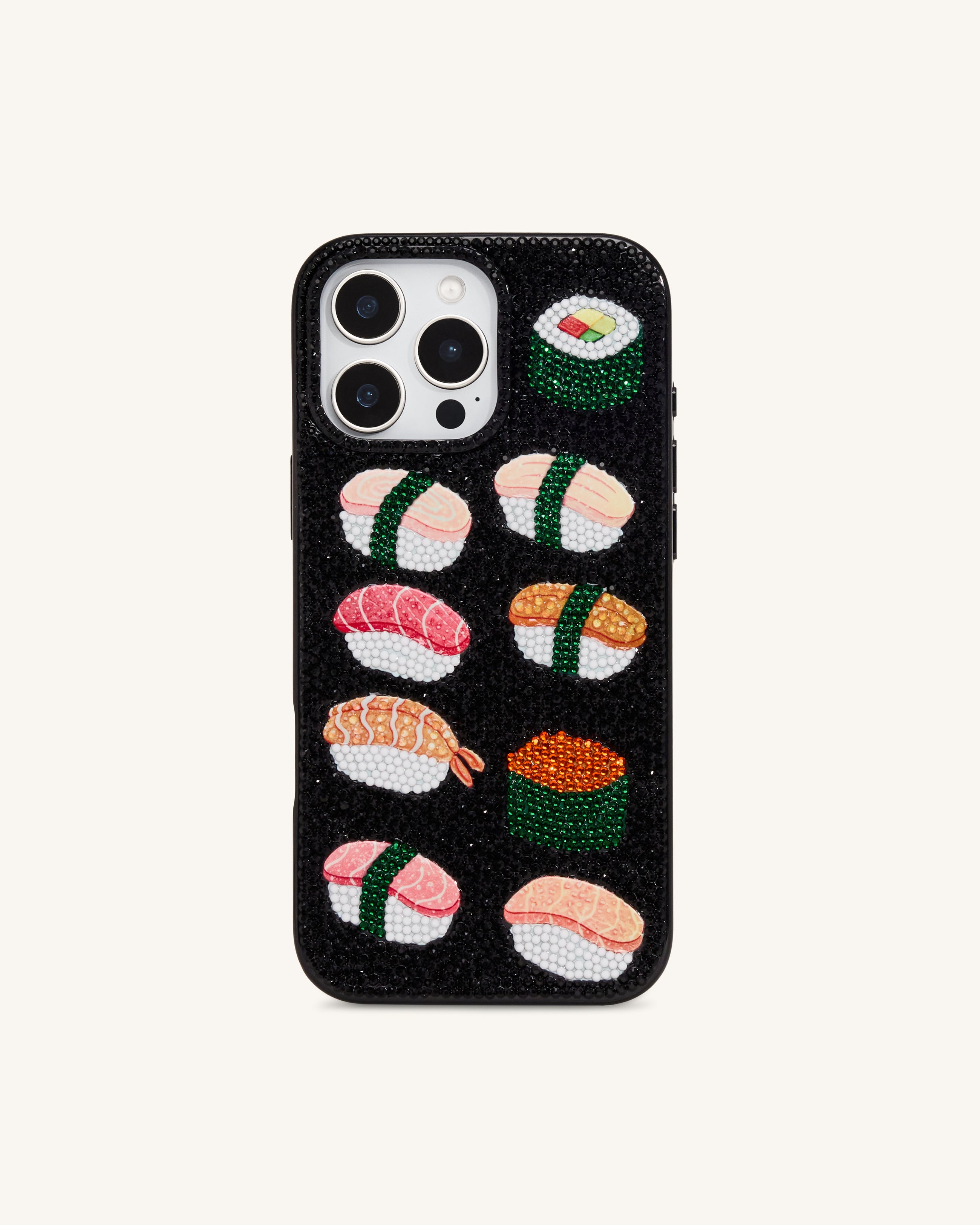 Sushi Phone Case - Multicolor Black