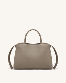 Ella Structured Tote - Taupe