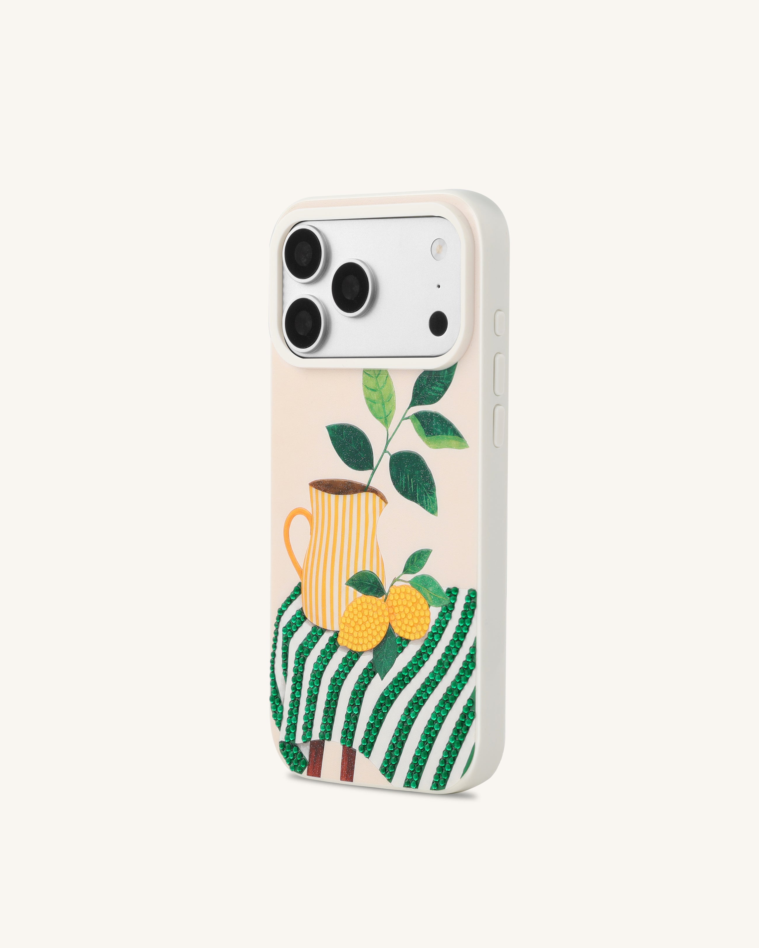 Lemon Pitcher Art Phone Case - Green