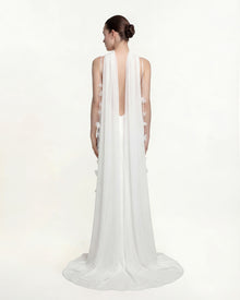 Tulle Cape Shawl - White