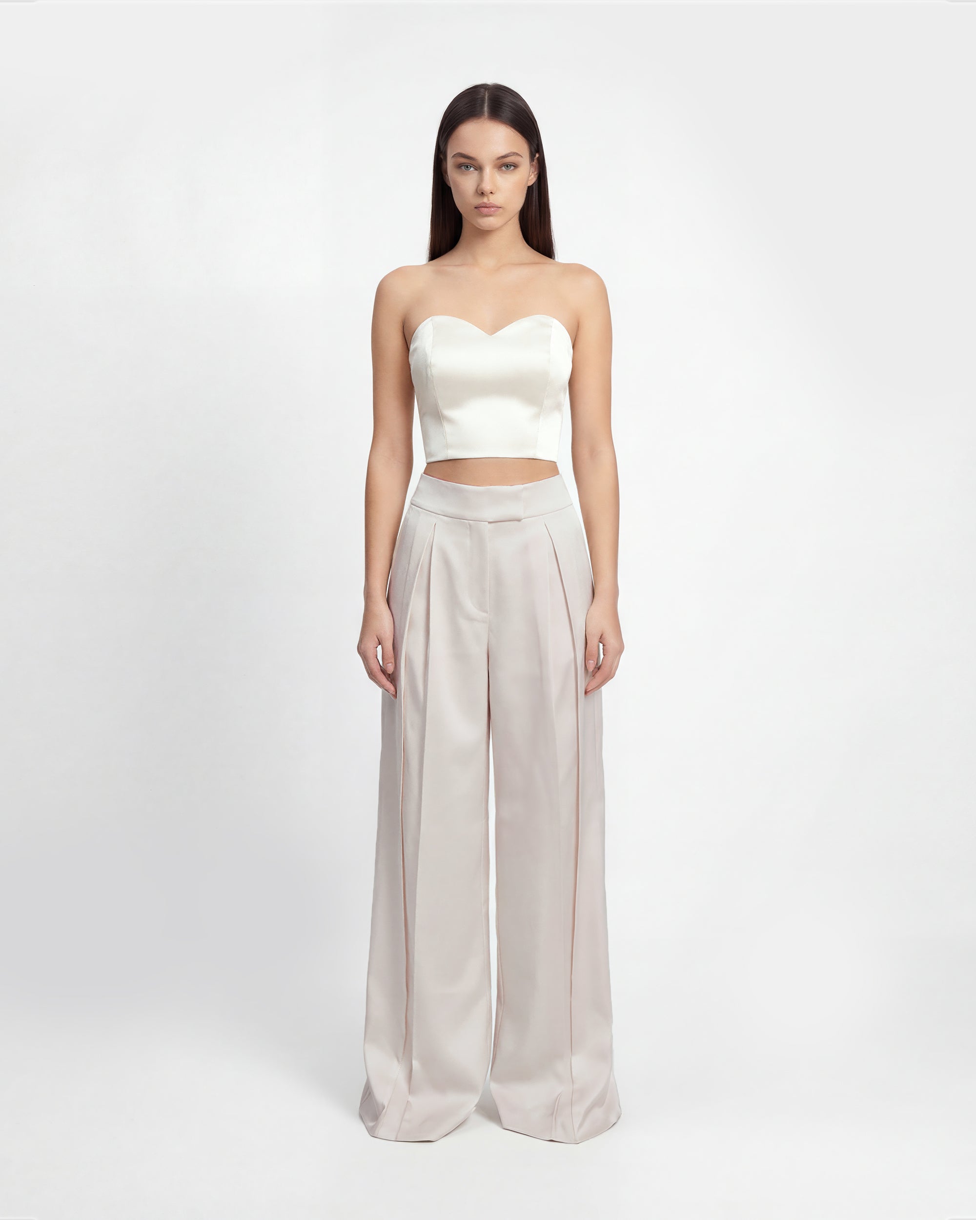 Sweetheart Bustier - White