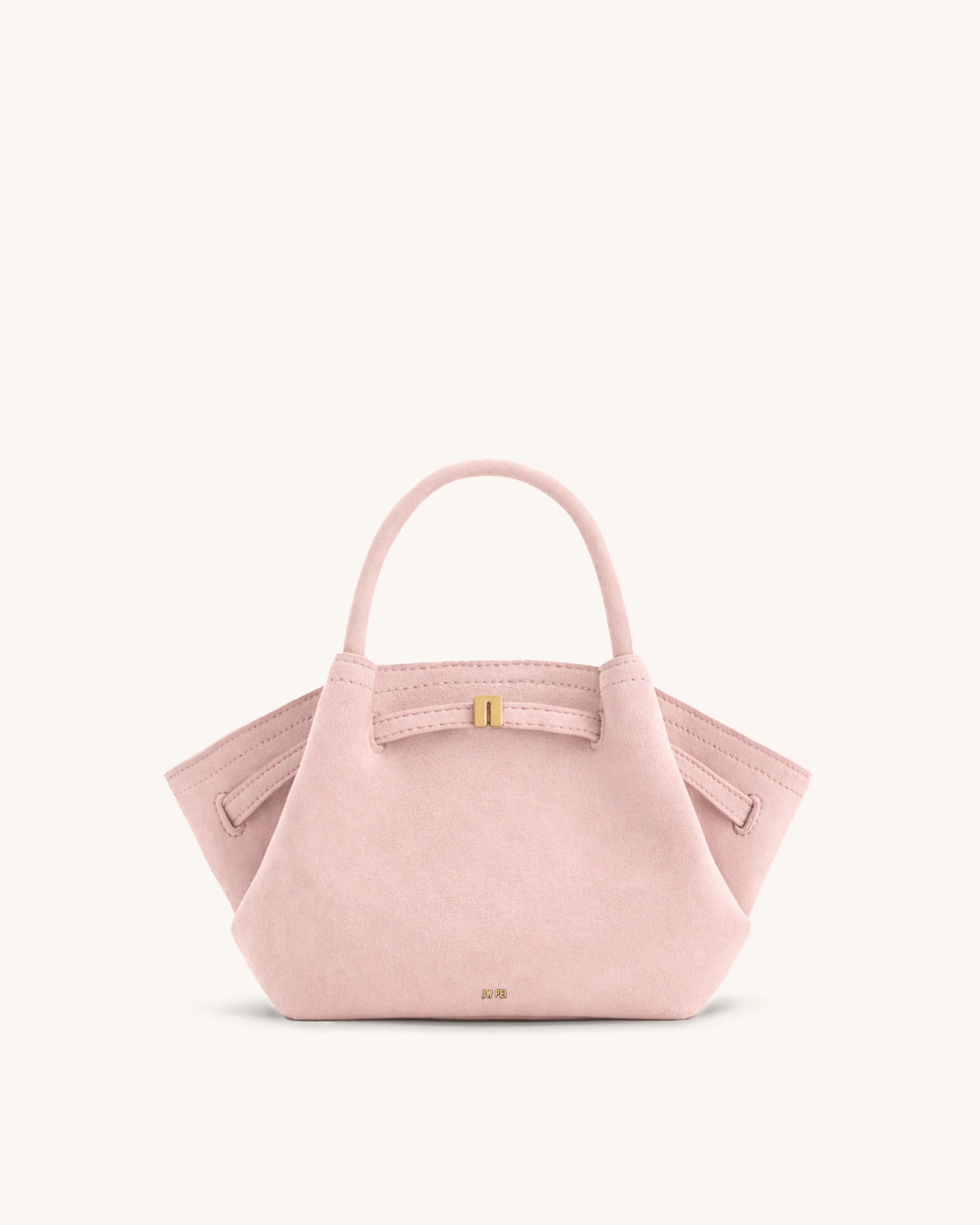 Hana Mini Faux Suede Tote Bag - Pink