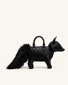 Kai Fox Shaped Top Handle Bag - Black