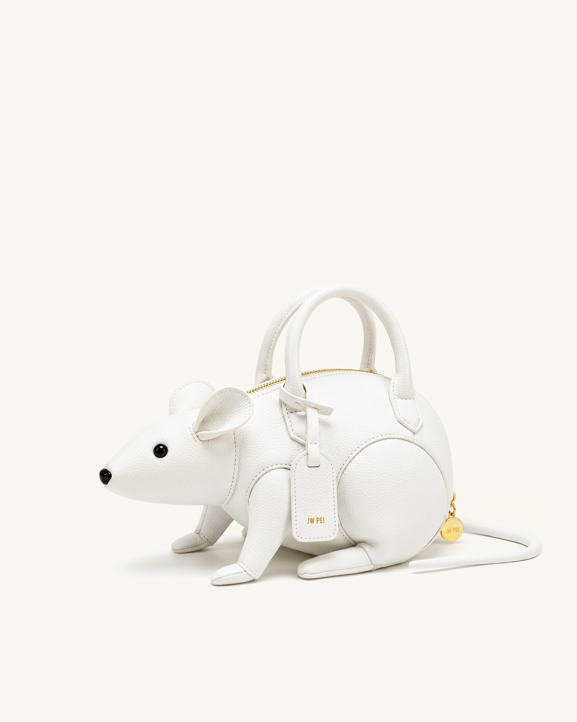 Mia Mouse Top Handle Bag - White