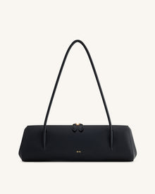 Nova Minimalist Shoulder Bag - Jet Black