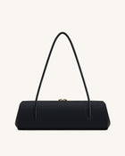 Nova Minimalist Shoulder Bag - Jet Black
