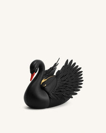 Alani Swan Shaped Crossbody Bag - Black