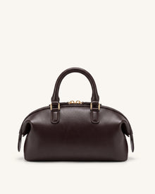 Arlo Top Handle Bag - Dark Brown