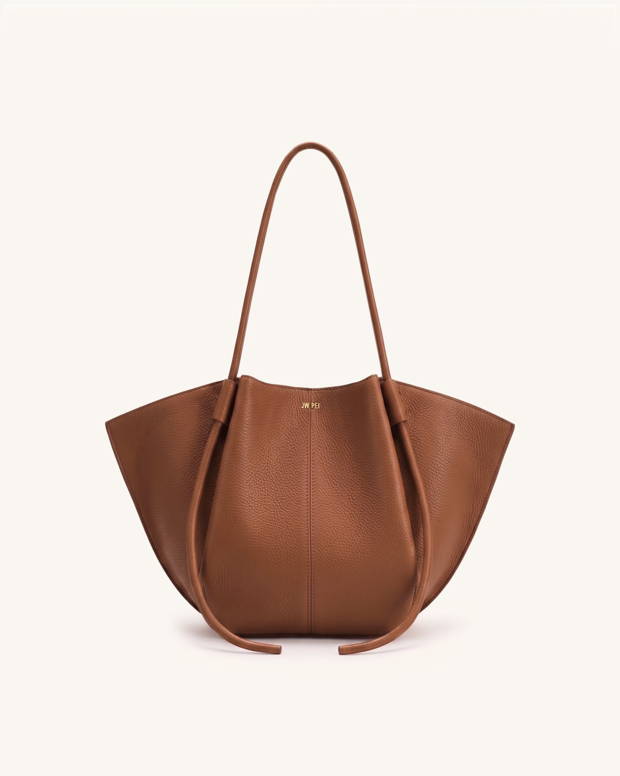 Nala Wide Tote Bag - Yellow Brown