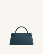 Elena Classic Top Handle Bag - Navy