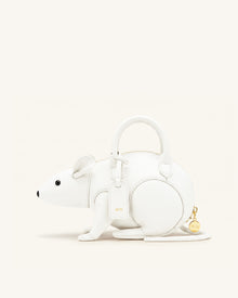 Mia Mouse Top Handle Bag - White