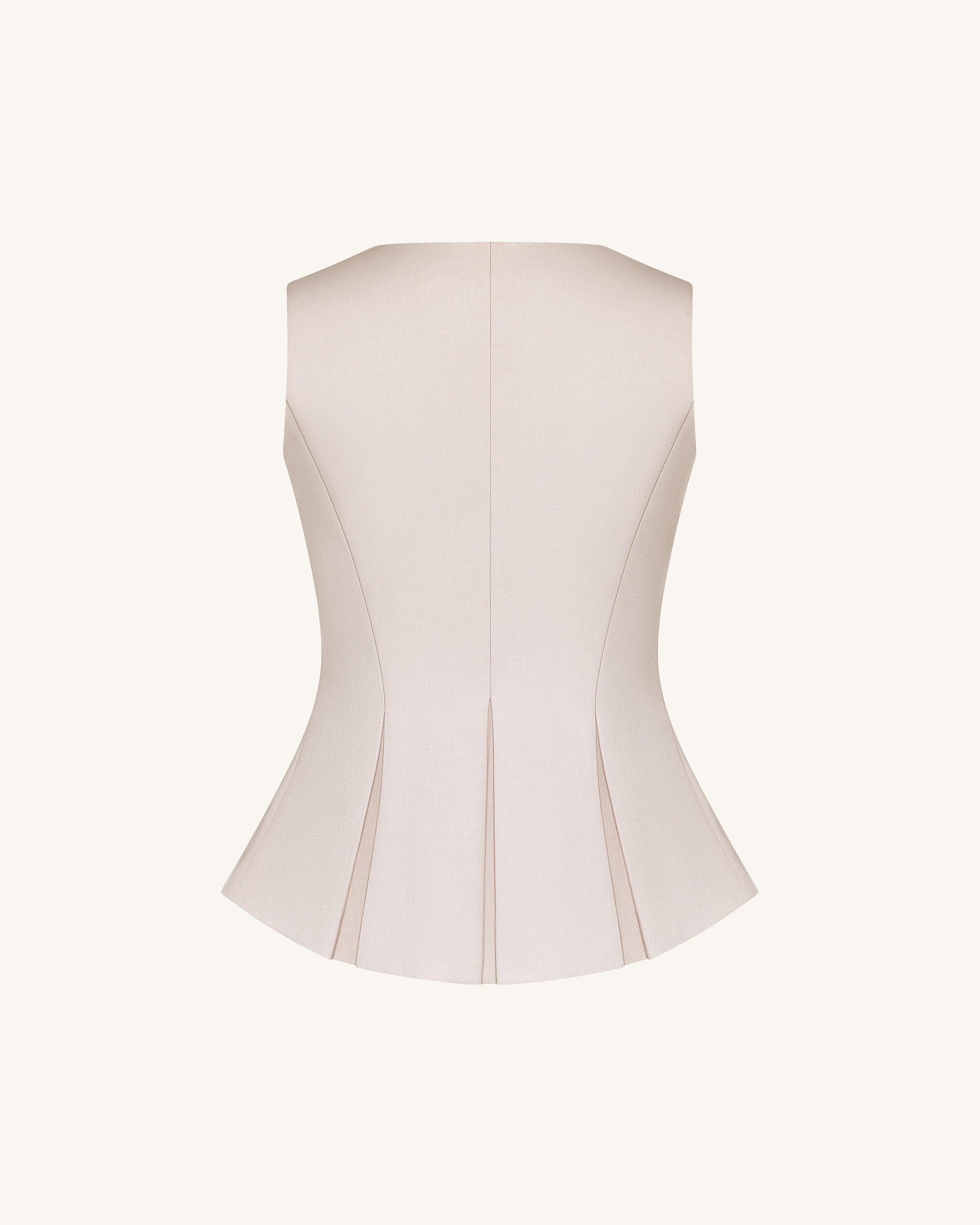 Structured Seam Round - Beige