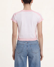 The Pixie Drip Butterfly Tee - Peach Sorbet