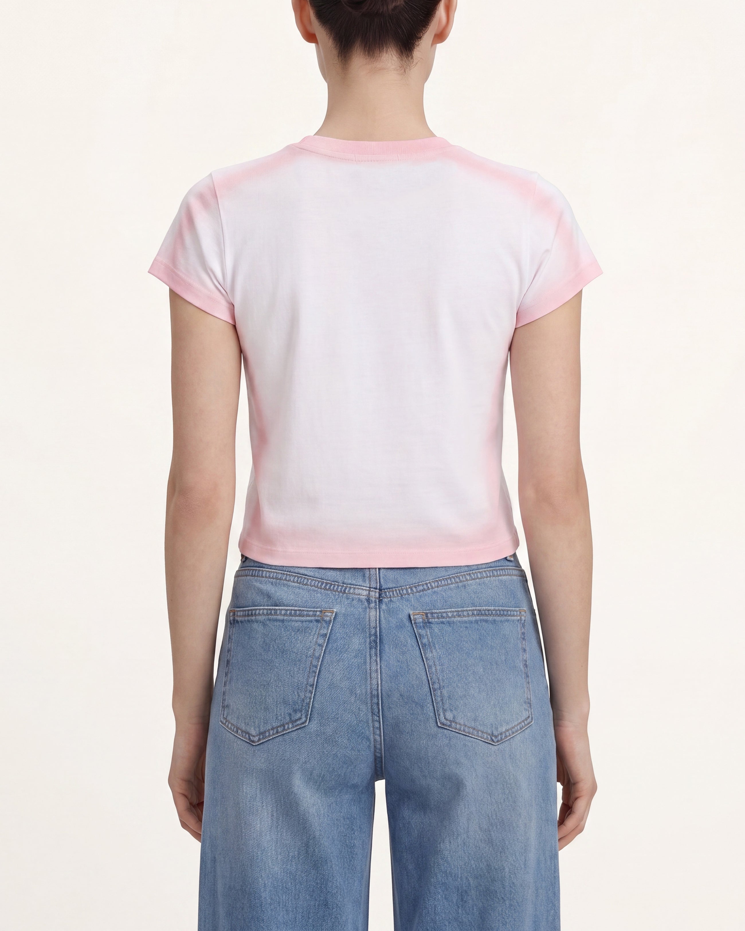 The Pixie Drip Butterfly Tee - Peach Sorbet