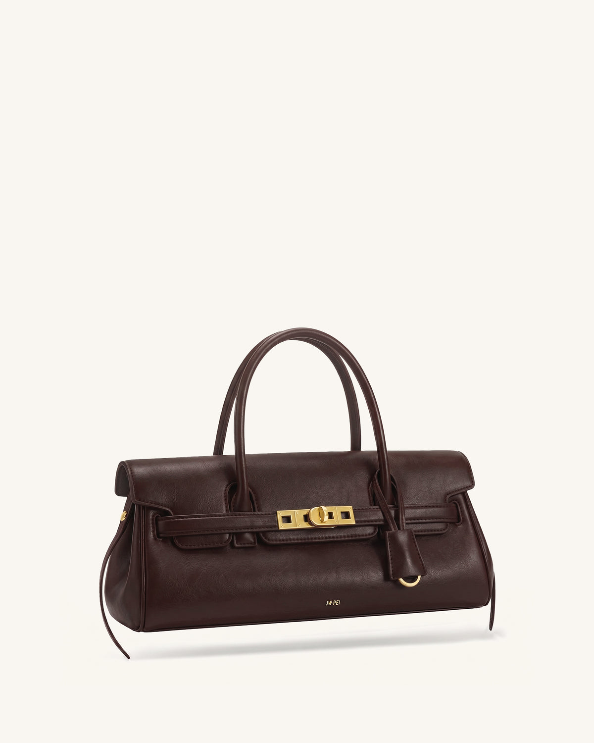 Yara Small Top Handle Shoulder Bag - Deep Coffee