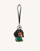 World Cup Dachshund Soccer Ball Bag Charm - Green