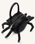 Siena Spider Shaped Top Handle Bag - Black