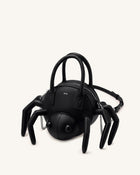 Siena Spider Shaped Top Handle Bag - Black