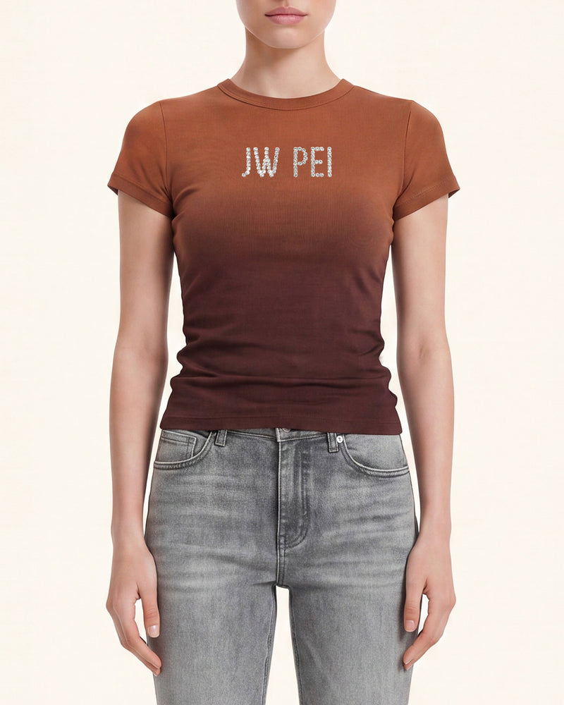 The Stella Shimmer Shaded Tee -  Chestnut Peak