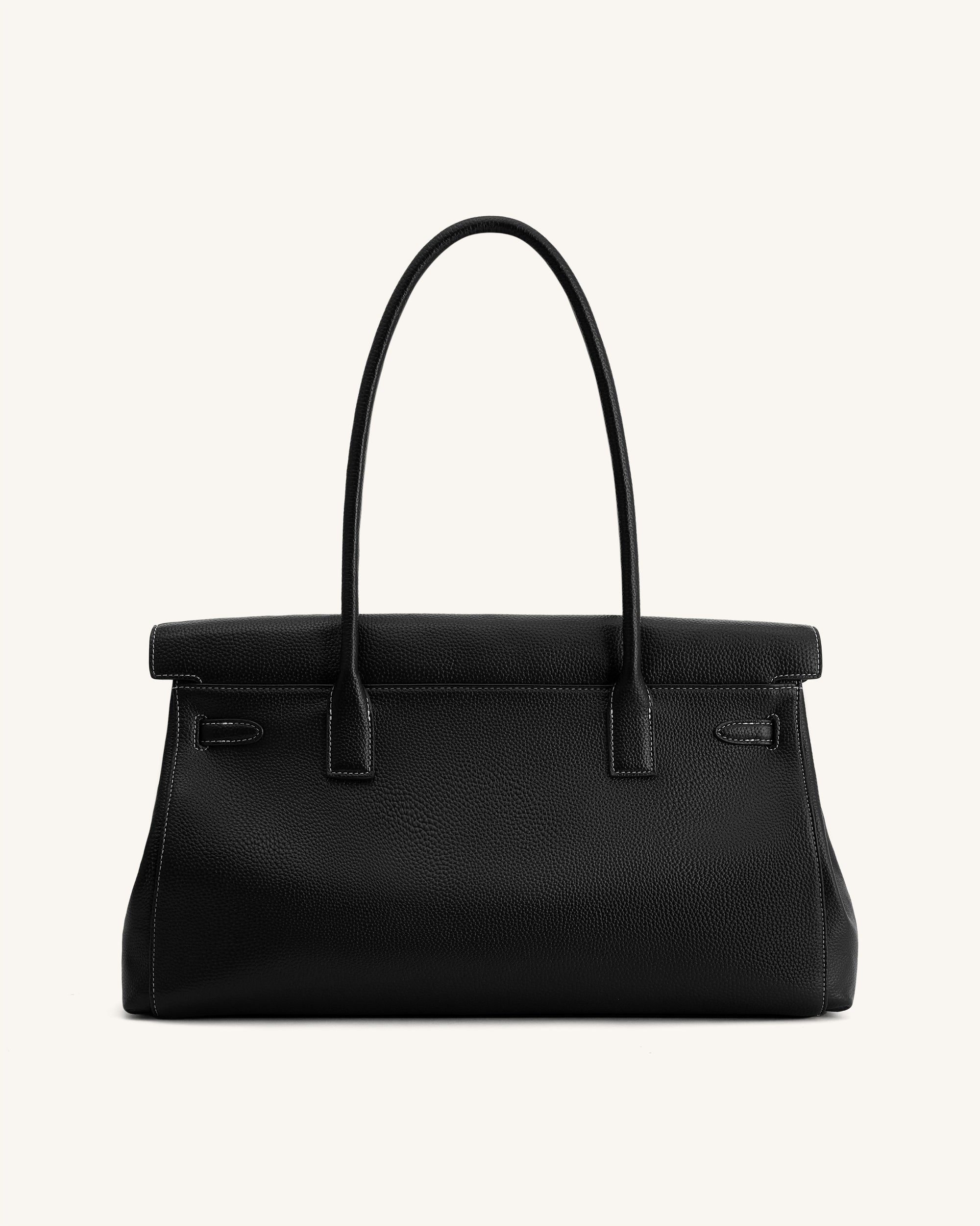 Yara Large Shoulder Bag - Black