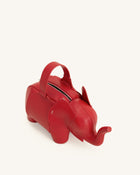 Claire Elephant Shaped Handbag - Red
