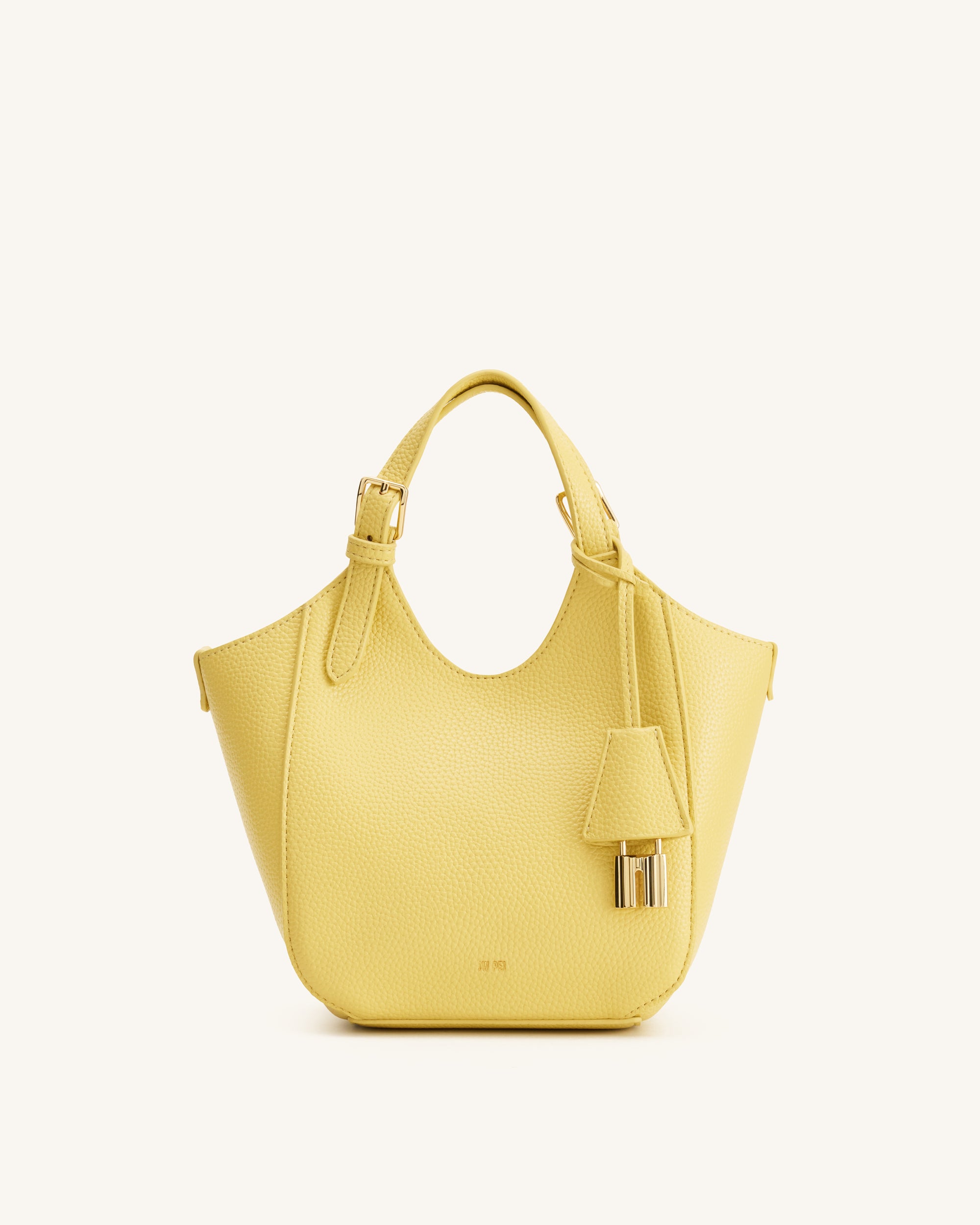 Ines Padlock Tote Bag - Yellow