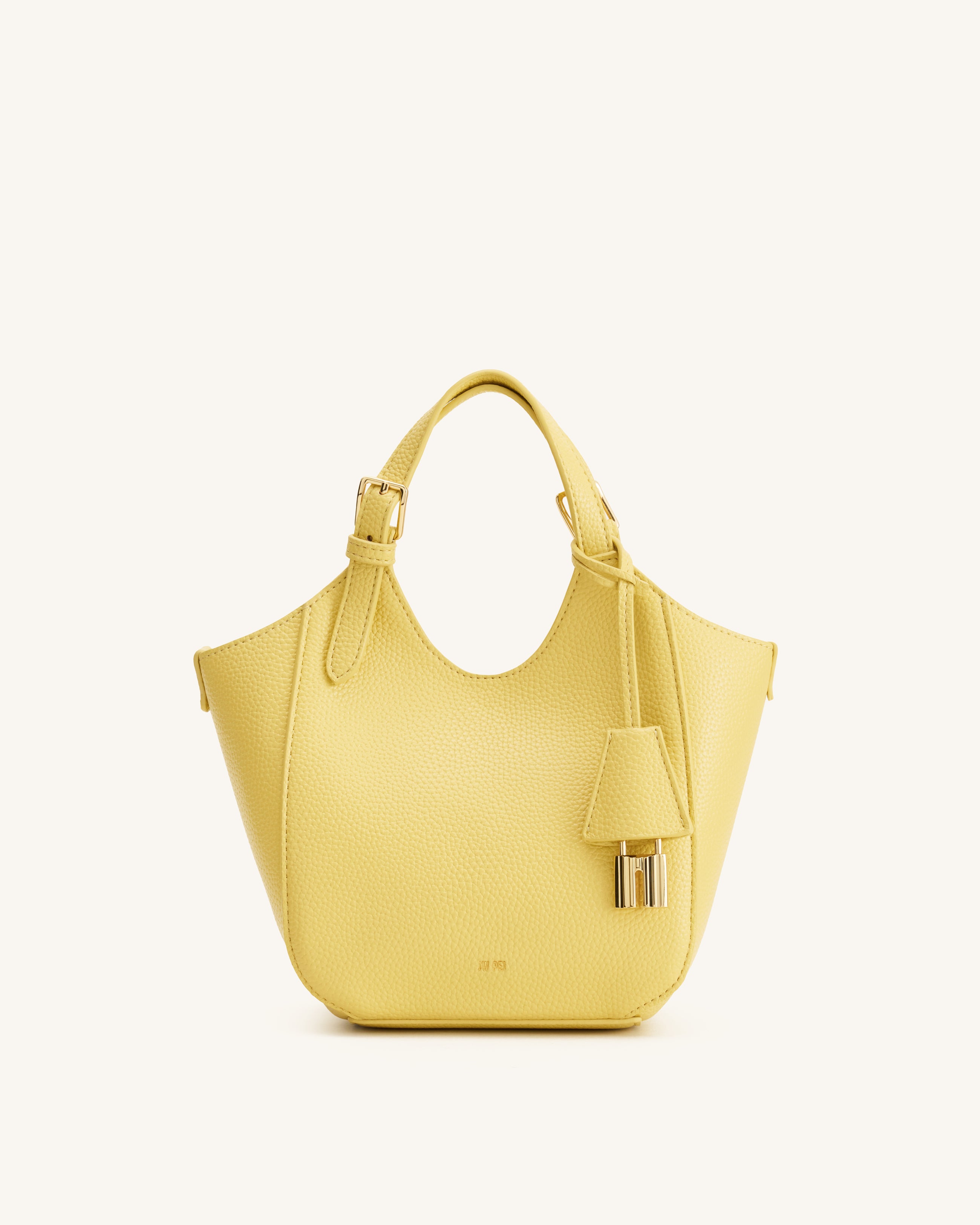 Ines Padlock Tote Bag - Yellow