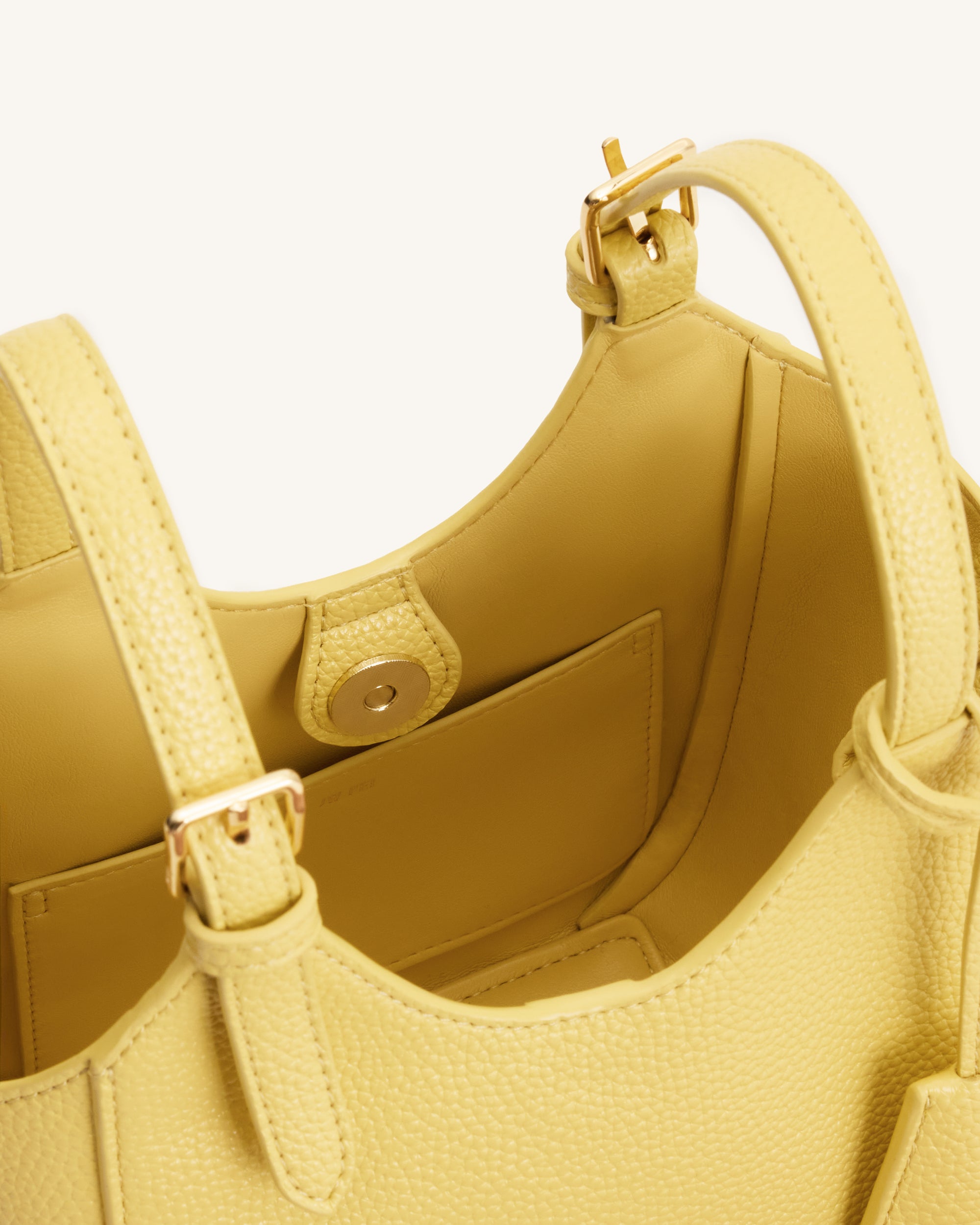 Ines Padlock Tote Bag - Yellow