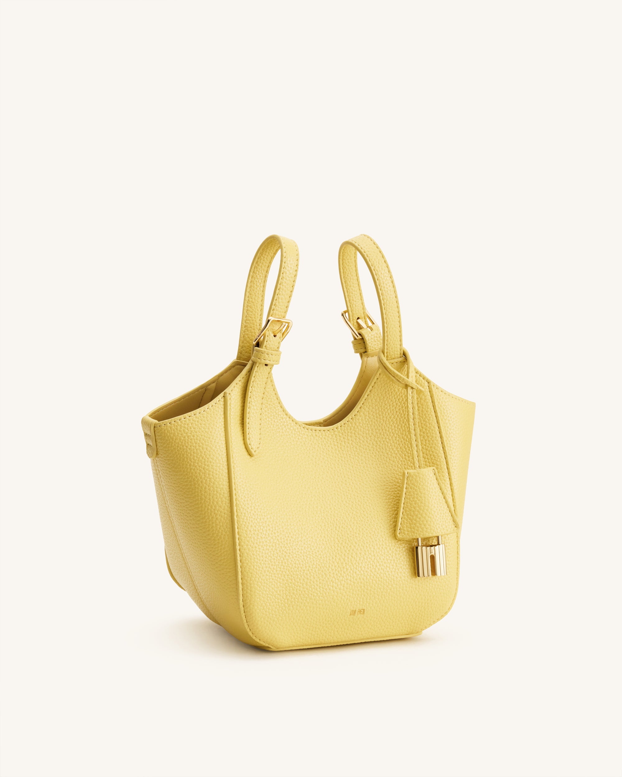 Ines Padlock Tote Bag - Yellow
