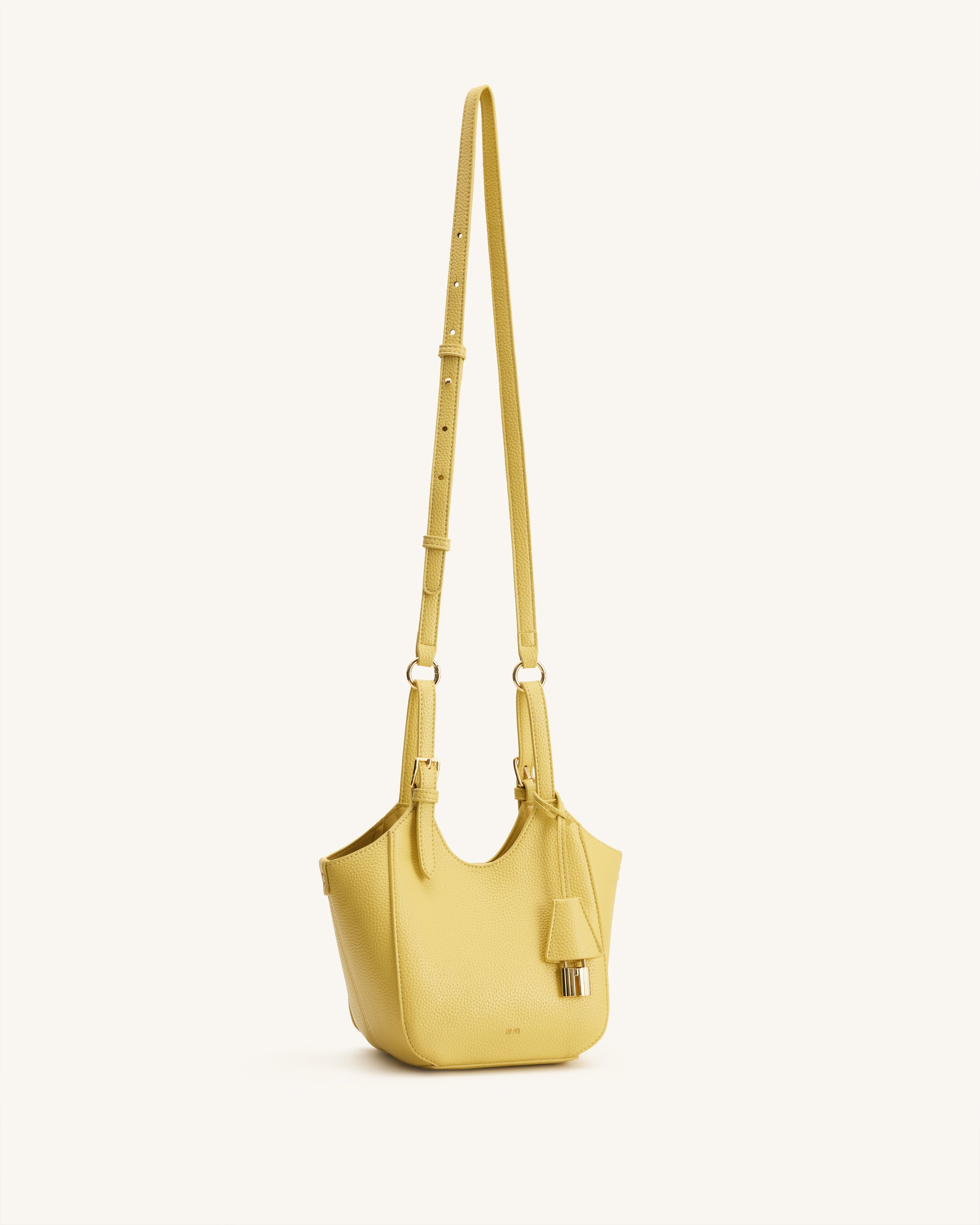 Ines Padlock Tote Bag - Yellow