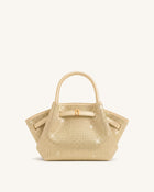 Hana Mini Artificial Crystal Tote Bag - Champagne