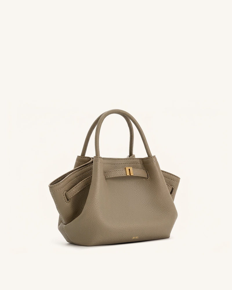 Hana Mini Tote Bag - Mud Gray