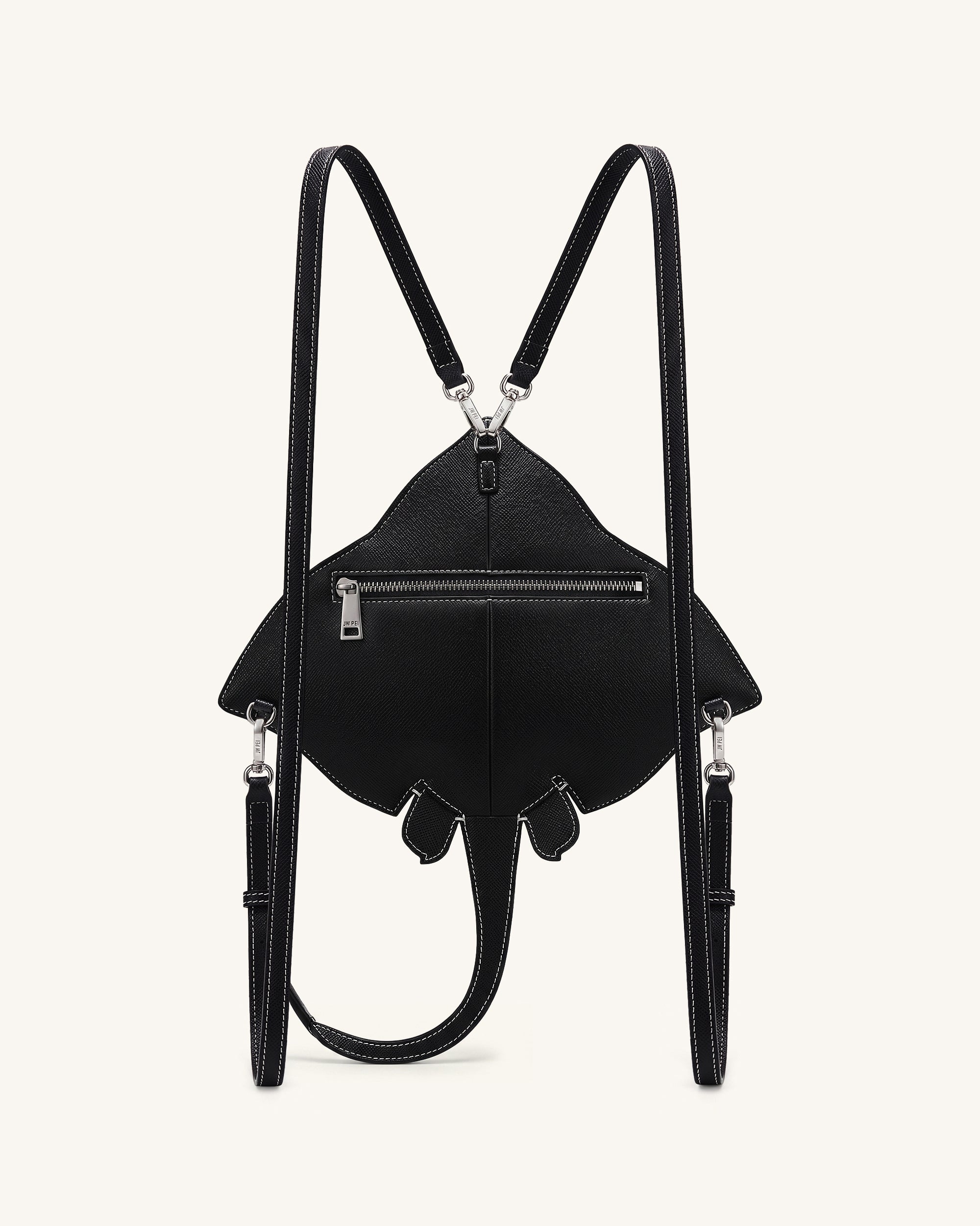 Odelle Manta Ray Crossbody Bag - Black