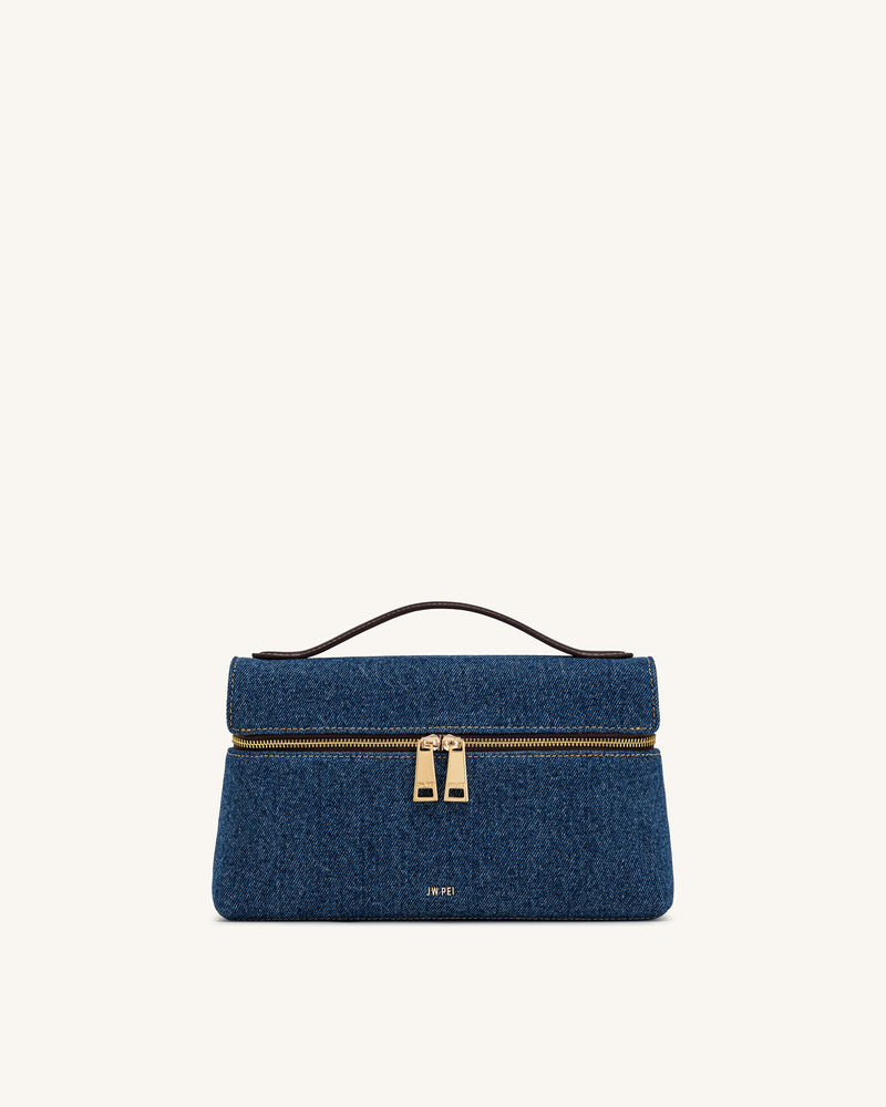 Thea Top Handle Bag - Blue Denim