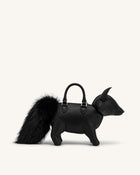 Kai Fox Shaped Top Handle Bag - Black