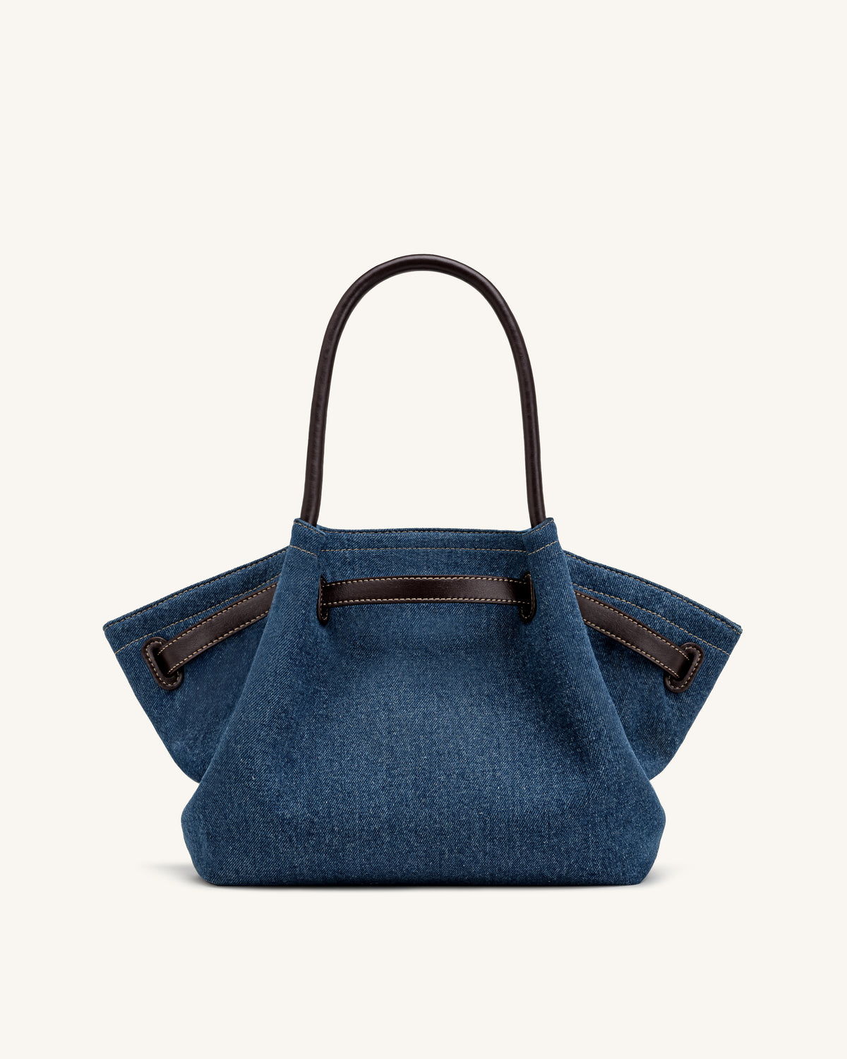 Hana Medium Denim Tote Bag - Blue Denim