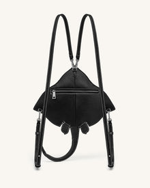 Odelle Manta Ray Crossbody Bag - Black