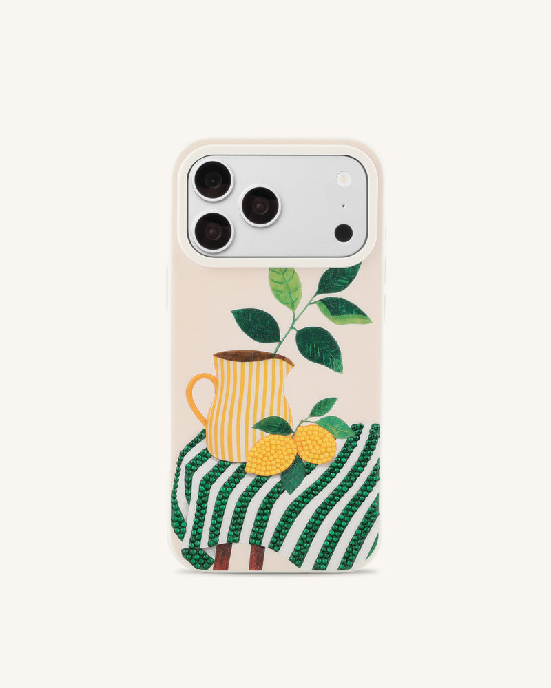 Lemon Pitcher Art Phone Case - Green