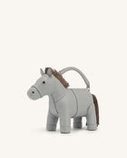 Harper Horse Top Handle Bag - Grey