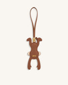Hanging Monkey Bag Charm - Brown