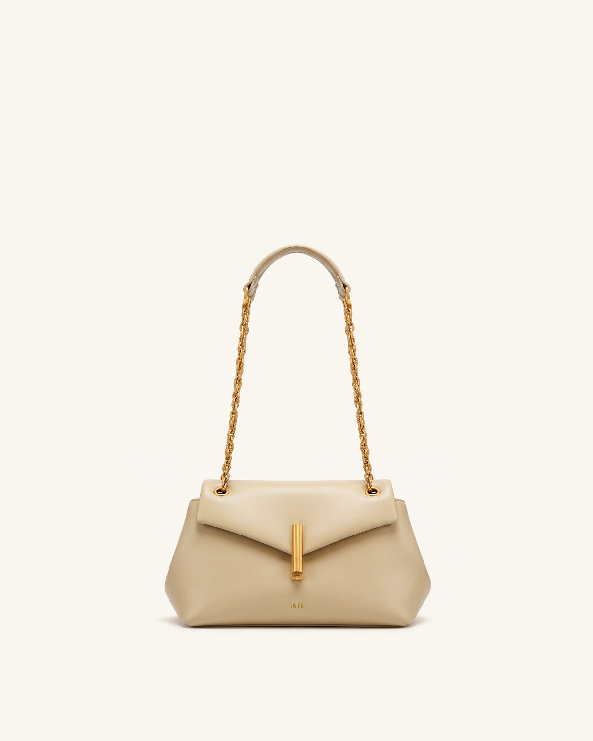 Valerie Chain Flap Shoulder Bag - Khaki