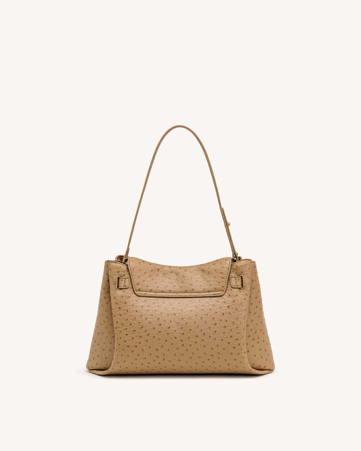 Rhea Double Buckle Shoulder Bag - Camel