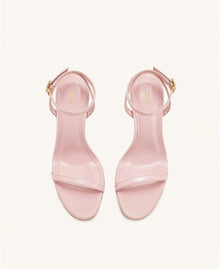 Alivia Gold Metal Heel Sandals - Pink