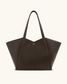 Kiana Large Capacity Tote Bag - Caramel