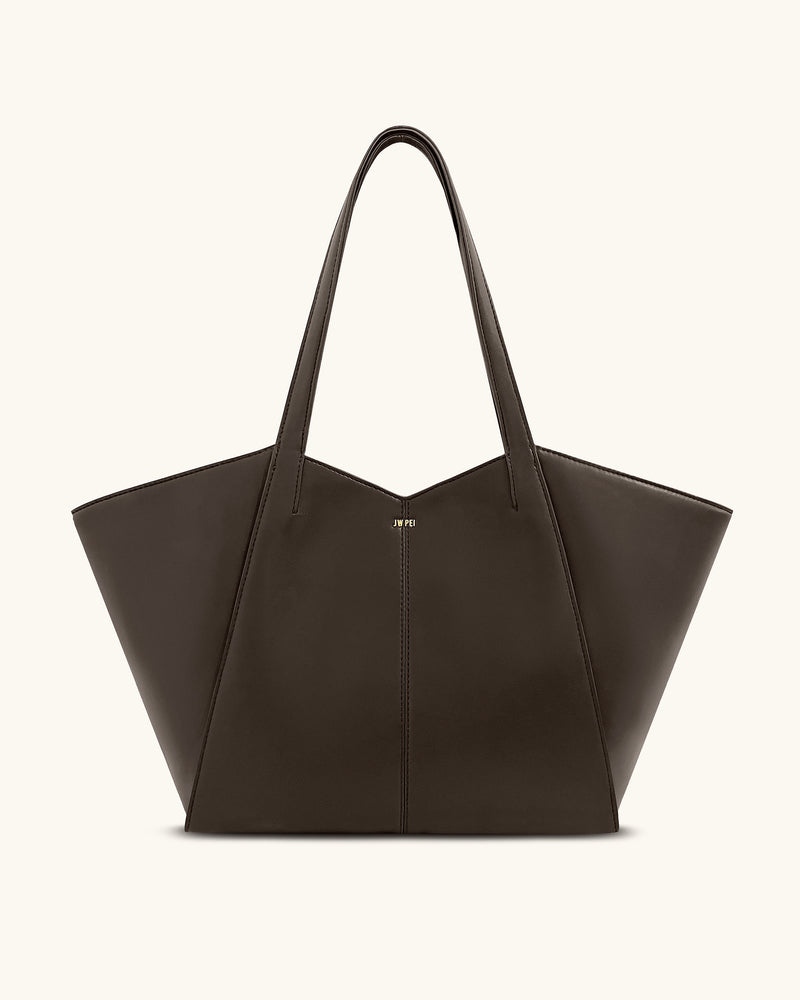 Kiana Large Capacity Tote Bag - Caramel