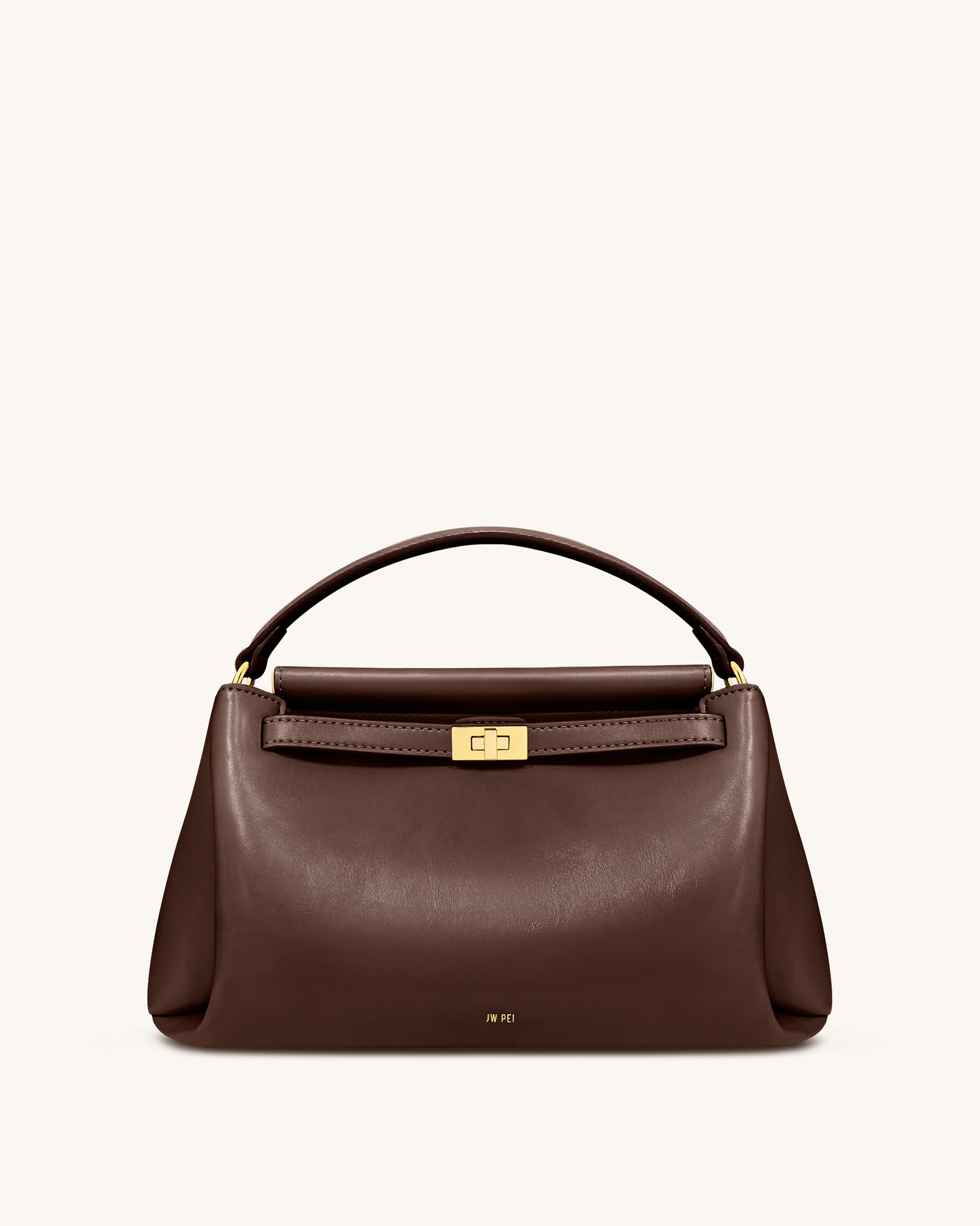 Carmen Top Handle Bag - Reddish Brown