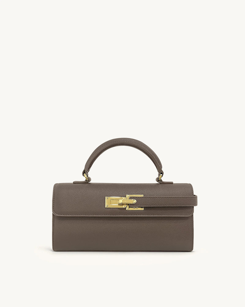 Keyla Top Handle Bag - Taupe